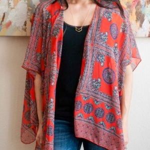 Papermoon Other - Stitch Fix Papermoon Mauna Kimono red Papermoon Other - Stitch Fix Papermoon Mauna Kimono red